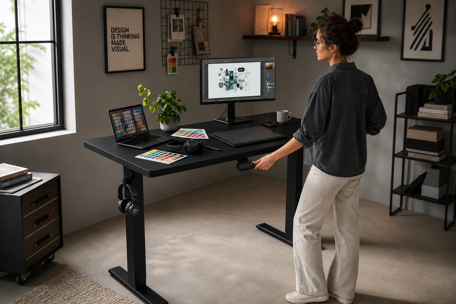 Bureau assis debout HomeOne